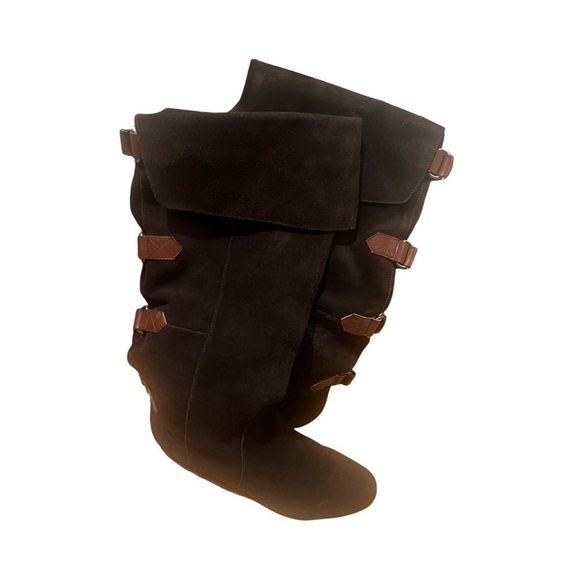 Used Dolce Vita Brown Suede Boots with Buckles.​ - Picture 3 of 7